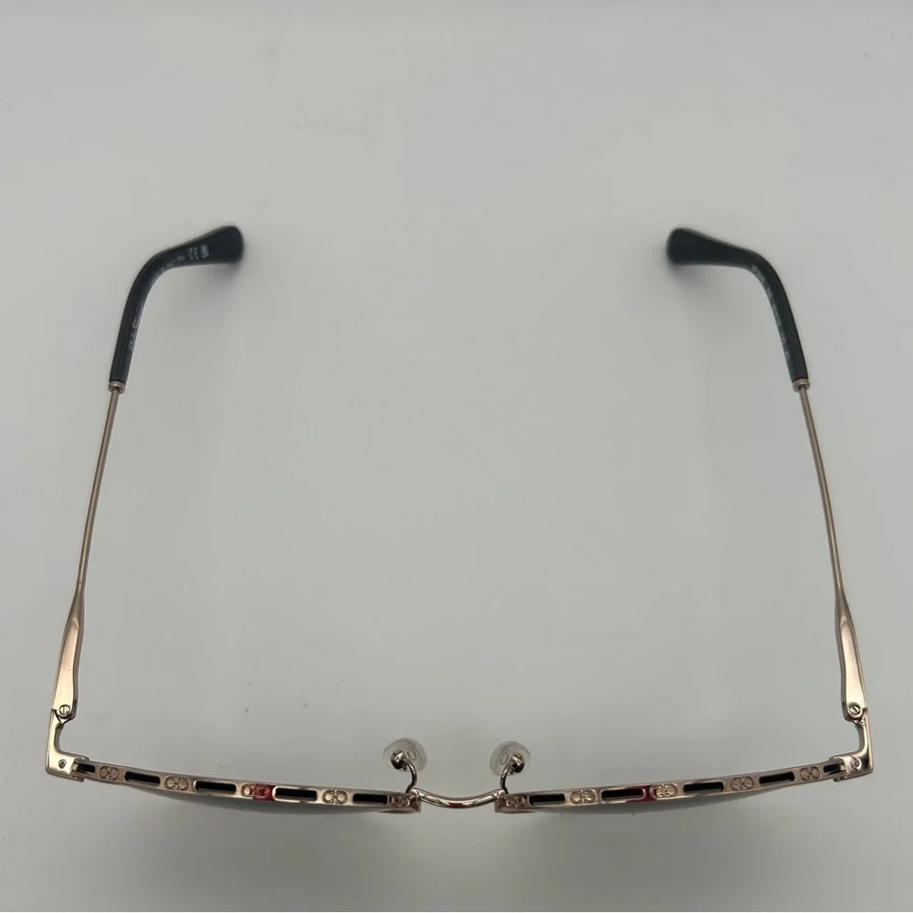 Salvatore Ferragamo Women Sunglasses Silver/ Grey Full Rim Frame SF264S 785 New